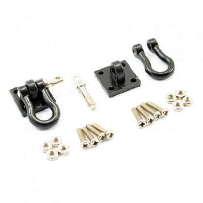 Fastrax Metal Bumper Shackles & Mounting Bracket 2pcs