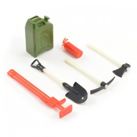 Fastrax Type-b Scale 6-piece Painted Tool Set