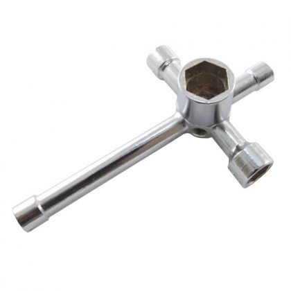 6-way Cross Wrench (5.5, 7, 8, 10, 12, 17mm Hex Sizes)