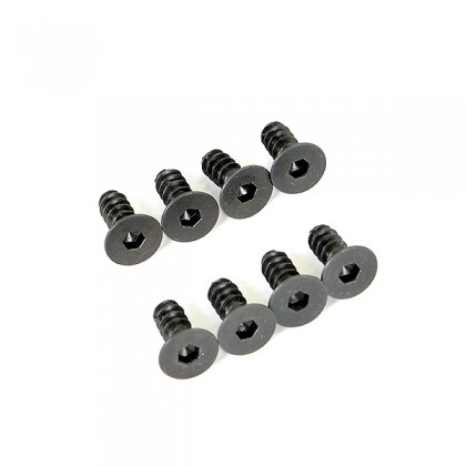 FTX Zorro Flat Head Hex Screw M4x10mm Self Tapping (6pc)