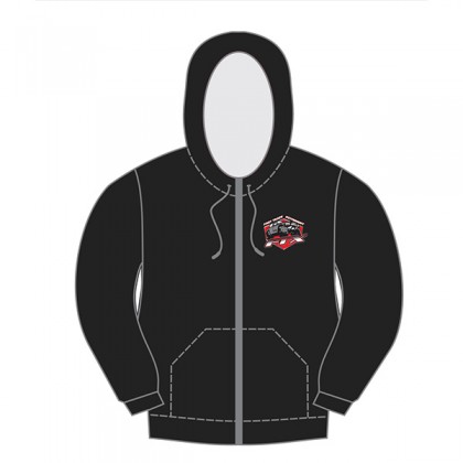 FTX Badge Logo Zipped Hoodie Black - Small