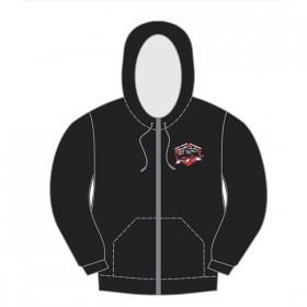 FTX Badge Logo Zipped Hoodie Black - XX Large