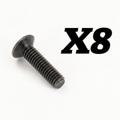 FTX Rokatan Flat Head Cross Screw M2.5x10