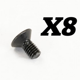 FTX Rokatan Flat Head Cross Screw M3x6