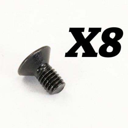 FTX Rokatan Flat Head Cross Screw M3x6