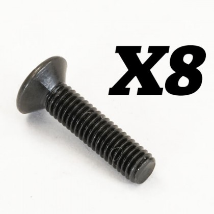 FTX Rokatan Flat Head Cross Screw M3x13