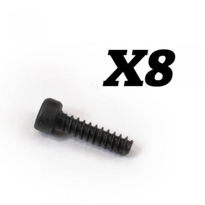 FTX Cap Head Self-tapping 2x8mm Screws