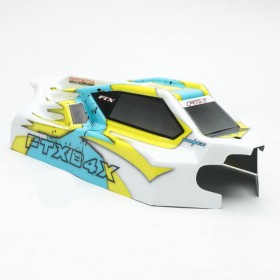 FTX B4X Pc Body And Stickers - Green