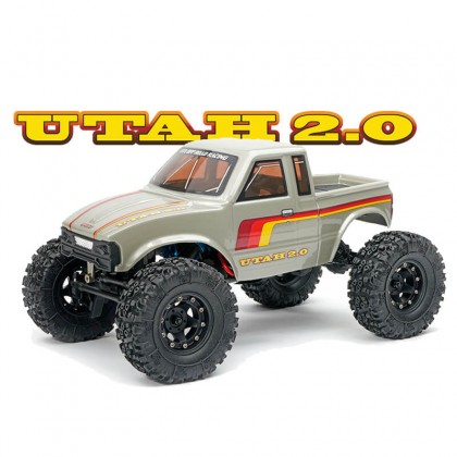 FTX Utah 2.0 1:18 Brushless 2-Speed LCG Crawler - Grey