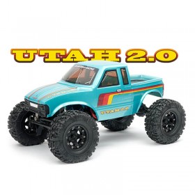 FTX Utah 2.0 1:18 Brushless 2-Speed LCG Crawler - Metallic