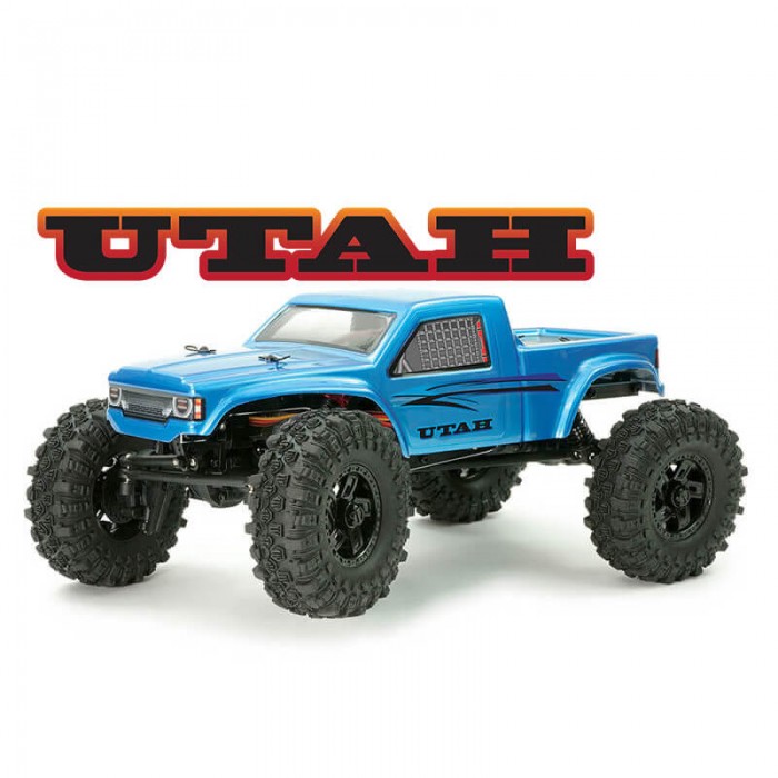 FTX Utah 1 18 Brushless Competition Low Profile RTR Crawler Blue