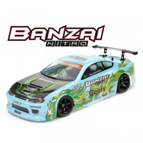 FTX Banzai 1/10 Street/Drift Nitro 4WD RTR - Blue