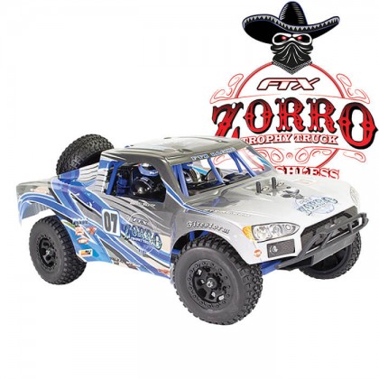 FTX Zorro 1/10 Trophy Truck EP Brushed 4WD RTR - Blue