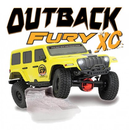 FTX Outback Fury XC Rtr 1:16 Trail Crawler - Yellow