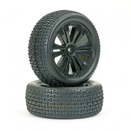 FTX Vantage Front Micro Block Tyre Mounted Split Spoke (pr)