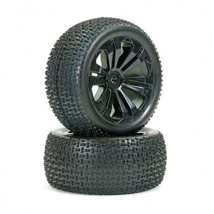 FTX Vantage Rear Micro Block Tyre Mounted Split Spoke (pr)