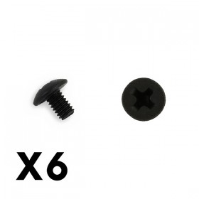 M4 X 6 Philips/Cross Head Hex Screw (6pcs )