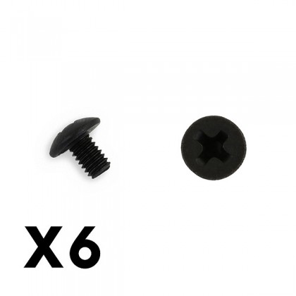 M4 X 6 Philips/Cross Head Hex Screw (6pcs )