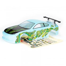 FTX Banzai Pre-Painted Body Shell With Decals & Wing - Blue
