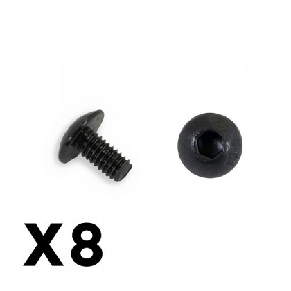 FTX Outback Button Head Screw M2.5*5 (8)
