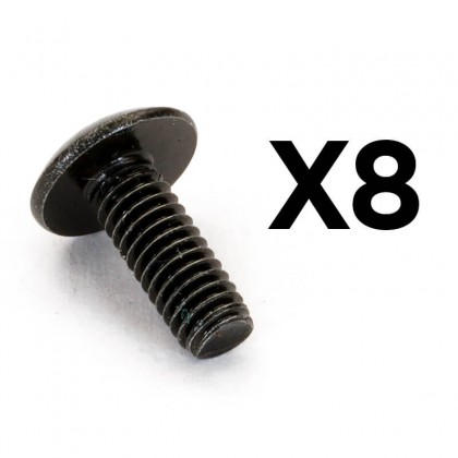 FTX Outback Button Head Screw M2.5*7 (8)