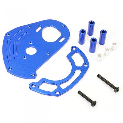 FTX Mauler Aluminium Motor Mount Plate - Blue