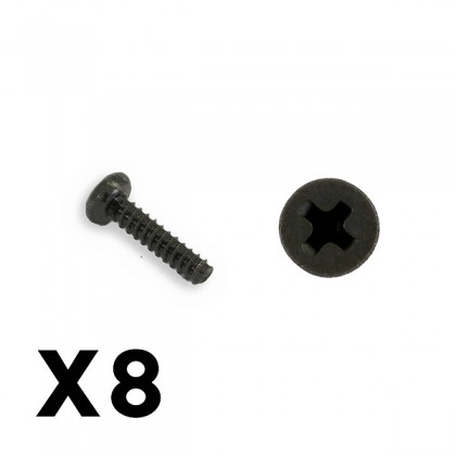 FTX Outback Mini 3.0 Round Head Self Tapping Screw 1.7x7 (8p)