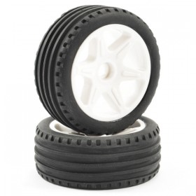 FTX Comet Buggy Front Mounted Tyre & Wheel White