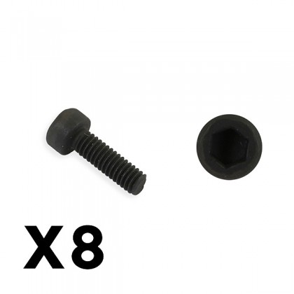 FTX Outback Fury Column Hex Self Tapping 2.5x8mm Screw (8)