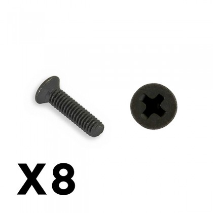 FTX Outback Fury Column Hex Self Tapping 2.5x10mm Screw(8)