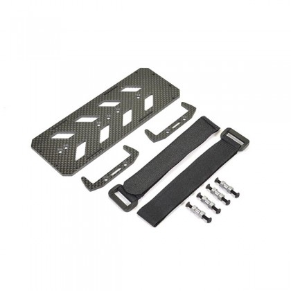 FTX Fury X Carbon Fibre Battery Tray & Velcro Straps