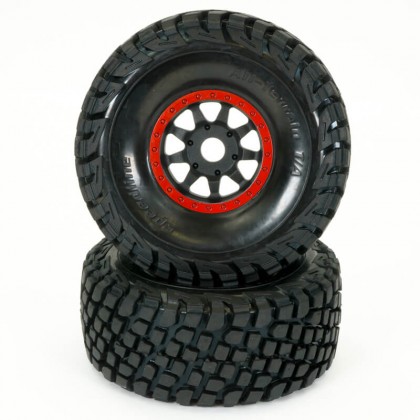 FTX DR8 Wheel/Tyre Pair (Red)