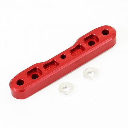 FTX DR8 Front FR Alum. Lower CNC Suspension Mount - Red