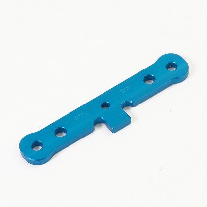FTX DR8 Front FF Alum. Lower CNC Suspension Mount - Blue