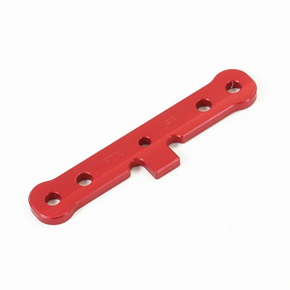 FTX DR8 Front FF Alum. Lower CNC Suspension Mount - Red