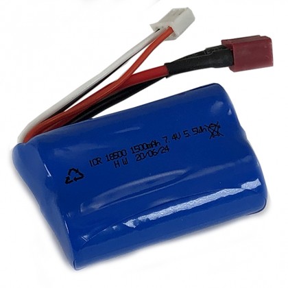 FTX Tracer Hi-capacity Li-ion 7.4v 1500mah Battery Pack (Deans Connector)