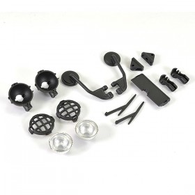 FTX Texan 1/10 Moulded Mirrors, Spot Light & Wipers