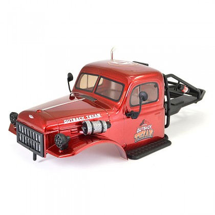 FTX Texan 1/10 Cab Bodyshell & Roll Cage Assembly - Red