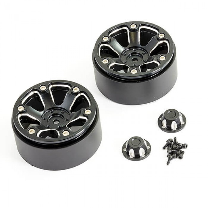 FTX Texan 1/10 Aluminium Beadlock 6-Spoke Wheels (pr)