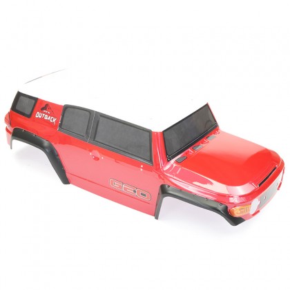 FTX Outback Geo 4x4 Pc Red Bodyshell & Decal (No Accessories)