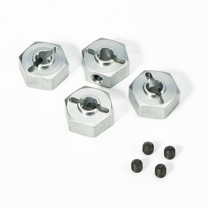 FTX Ruffneck Aluminium Wheel Hexes (4pc)